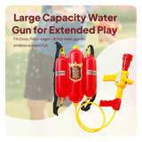 Maxbell Firefighter Water Sprayer Firefighter Backpack Water Toy for Pool Water Park