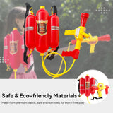 Maxbell Firefighter Water Sprayer Firefighter Backpack Water Toy for Pool Water Park