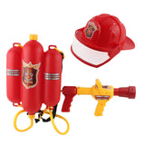 Maxbell Firefighter Water Spray Toy Set Children Playset for Pool Party Beach