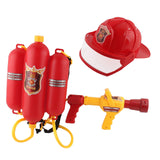 Maxbell Firefighter Water Spray Toy Set Children Playset for Pool Party Beach