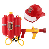 Maxbell Firefighter Water Spray Toy Set Children Playset for Pool Party Beach