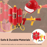 Maxbell Firefighter Water Spray Toy Set Children Playset for Pool Party Beach