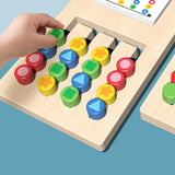 Maxbell Learning Toys Slide Puzzle Preschool Educational for Children Birthday Gifts