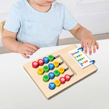 Maxbell Learning Toys Slide Puzzle Preschool Educational for Children Birthday Gifts