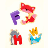 Maxbell Wooden Alphabet Puzzle Montessori Blocks Toys for Children Kindergarten Gift