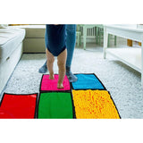 Maxbell 16Pcs Textured Sensory Mats Sensory Pads for Aged 3 to 6 Children Fine Motor