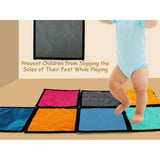Maxbell 16Pcs Textured Sensory Mats Sensory Pads for Aged 3 to 6 Children Fine Motor