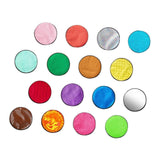 Maxbell 16Pcs Sensory Mats Assorted Round Wall Panels for Child Fine Motor