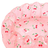 Maxbell Inflatable Kids Pool Party Play Center 75cmx25cm for Yard Girls and Boys Fun Pink Cherry