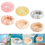 Maxbell Inflatable Kids Pool Party Play Center 75cmx25cm for Yard Girls and Boys Fun Pink Cherry