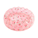 Maxbell Inflatable Kids Pool Party Play Center 75cmx25cm for Yard Girls and Boys Fun Pink Cherry