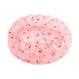 Maxbell Inflatable Kids Pool Party Play Center 75cmx25cm for Yard Girls and Boys Fun Pink Cherry