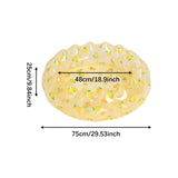 Maxbell Inflatable Kids Pool Party Play Center 75cmx25cm for Yard Girls and Boys Fun Lemon Yellow