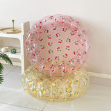 Maxbell Inflatable Kids Pool Party Play Center 75cmx25cm for Yard Girls and Boys Fun Lemon Yellow