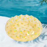 Maxbell Inflatable Kids Pool Party Play Center 75cmx25cm for Yard Girls and Boys Fun Lemon Yellow