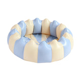 Maxbell Inflatable Kids Pool Party Play Center 75cmx25cm for Yard Girls and Boys Fun Blue and White