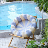 Maxbell Inflatable Kids Pool Party Play Center 75cmx25cm for Yard Girls and Boys Fun Blue and White