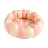 Maxbell Inflatable Kids Pool Party Play Center 75cmx25cm for Yard Girls and Boys Fun Pink and White