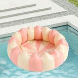 Maxbell Inflatable Kids Pool Party Play Center 75cmx25cm for Yard Girls and Boys Fun Pink and White