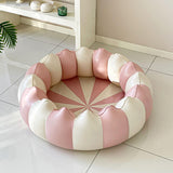 Maxbell Inflatable Kids Pool Party Play Center 75cmx25cm for Yard Girls and Boys Fun Pink and White