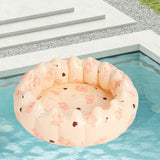 Maxbell Inflatable Kids Pool Party Play Center 75cmx25cm for Yard Girls and Boys Fun Bunny