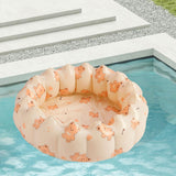 Maxbell Inflatable Kids Pool Party Play Center 75cmx25cm for Yard Girls and Boys Fun Bear