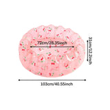 Maxbell Inflatable Pool Round Paddling Swimming Pool for Funny Summer Girls and Boys Pink