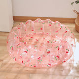 Maxbell Inflatable Pool Round Paddling Swimming Pool for Funny Summer Girls and Boys Pink