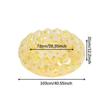 Maxbell Inflatable Pool Round Paddling Swimming Pool for Funny Summer Girls and Boys Lemon Yellow
