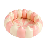 Maxbell Inflatable Pool Round Paddling Swimming Pool for Funny Summer Girls and Boys Pink anf White