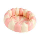 Maxbell Inflatable Pool Round Paddling Swimming Pool for Funny Summer Girls and Boys Pink anf White