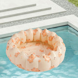 Maxbell Inflatable Pool Round Paddling Swimming Pool for Funny Summer Girls and Boys Bear