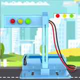 Maxbell Traffic Light Toy LED Road Signal Traffic Light Model for Stem Learning Kids