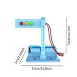 Maxbell Traffic Light Toy LED Road Signal Traffic Light Model for Stem Learning Kids