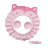 Maxbell Baby Shower Cap Wash Hair Soft Shampoo Hat for Kids 0-9 Years Old Children Pink