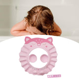 Maxbell Baby Shower Cap Wash Hair Soft Shampoo Hat for Kids 0-9 Years Old Children Pink