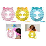 Maxbell Baby Shower Cap Wash Hair Soft Shampoo Hat for Kids 0-9 Years Old Children Pink