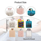 Maxbell 6 Pieces Sensory Mats Cute Portable Educational for Boys Girls Kids Children