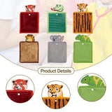 Maxbell 6 Pieces Sensory Mats Animal Sensory Pads for Boys Girls Preschool Classroom