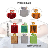 Maxbell 6 Pieces Sensory Mats Animal Sensory Pads for Boys Girls Preschool Classroom