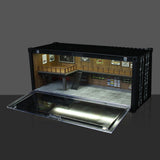 Maxbell 1/64 Car Scene Model Parking Scenery for Action Figures Diecast Car Ornament