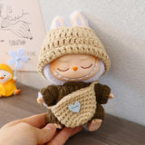 Maxbell Plush Doll Clothes Suit Cute Crochet for DIY Crafts Present Photo Props