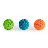 Maxbell 3 Pieces Silicone Sensory Balls Set Lightweight Portable Sensory Exploration
