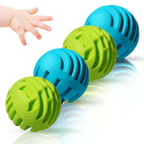 Maxbell 3 Pieces Silicone Sensory Balls Set Lightweight Portable Sensory Exploration