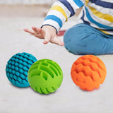 Maxbell 3 Pieces Silicone Sensory Balls Set Lightweight Portable Sensory Exploration