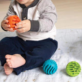 Maxbell 3 Pieces Silicone Sensory Balls Set Lightweight Portable Sensory Exploration