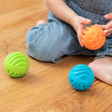 Maxbell 3 Pieces Silicone Sensory Balls Set Lightweight Portable Sensory Exploration