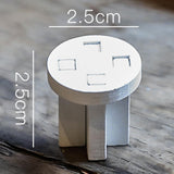 Maxbell 3 Pieces Miniature Dollhouse Chairs Pretend Play Micro Landscape Accessories