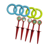 Maxbell Kids Rings Toss Game Kids Activities Throwing Rings for Indoor Outdoor Beach Blue Green Rings