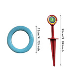 Maxbell Kids Rings Toss Game Kids Activities Throwing Rings for Indoor Outdoor Beach Blue Green Rings